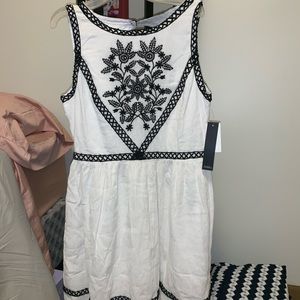 Nicole Miller Black & White Dress